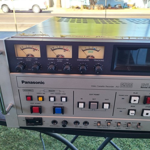 Panasonic AG-6500 Video Cassette Recorder - VCR professional Studio VCR - Picture 4 of 6