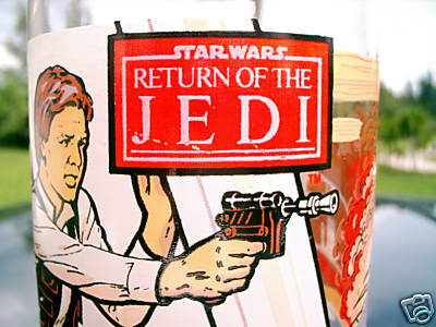 STAR WARS RETURN OF THE JEDI HANS SOLO BURGER KING 1983