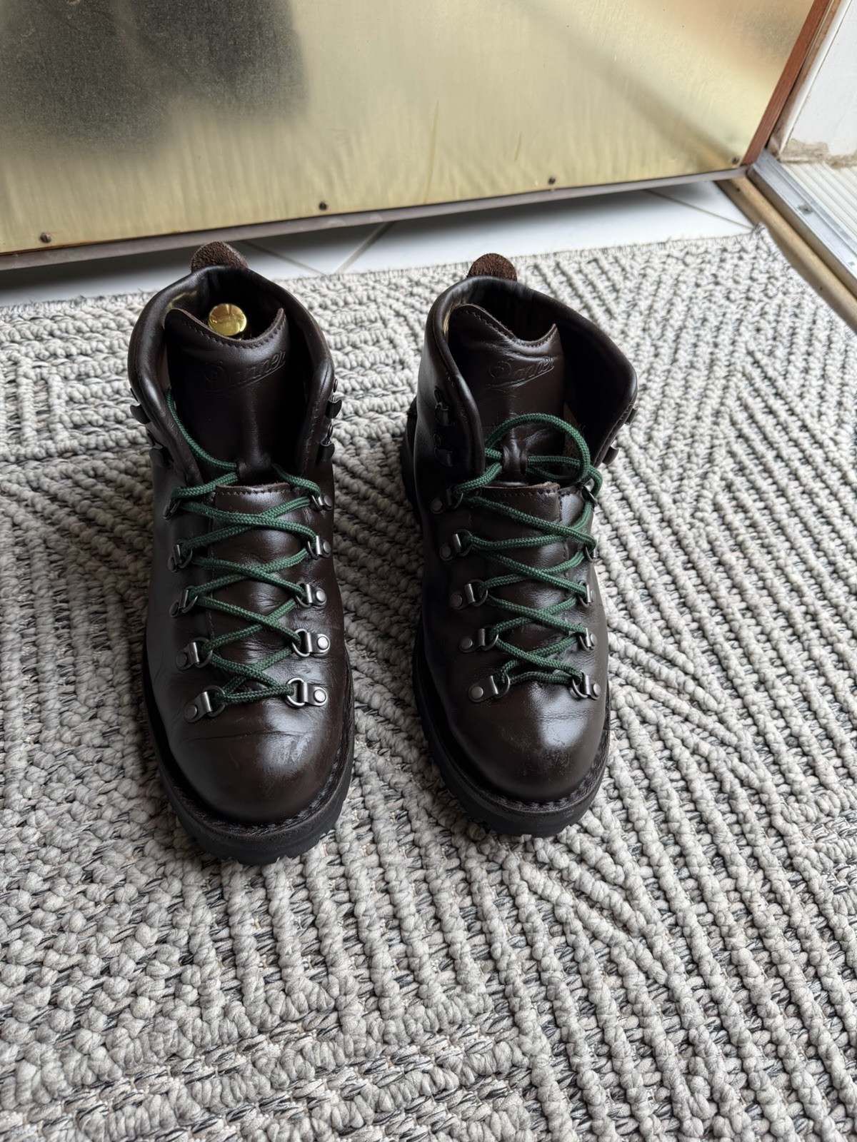 DANNER Mountain Light II Brown Leather Hiking Boots USA Gort