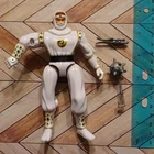 VTG 1995 White Ninja Mighty Morphin Power Ranger Twirling Action COMPLETE Bandai