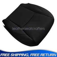 Driver Bottom Perforated Leather Seat Cover Black FOR 2007 - 2012 Lexus ES350