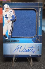 2025 Silhouette Adam Vinatieri Patch Auto /99 #SA-AVI