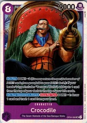 Crocodile OP04-060 Super Rare - Kingdoms of Intrigue - One Piece TCG