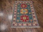 Authentic Kazak Pakistani Handmade Small Rug Wool Craftsmanship 2x3 Ft — photo 8