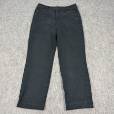 Old Navy Pixie High Rise Secret Pocket Pants Women's Sz 6 Actual 31x26.5 Black