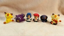 Pokemon Team Rocket Fingerpuppen 6er Set, Rare, 1997-1999, Japan