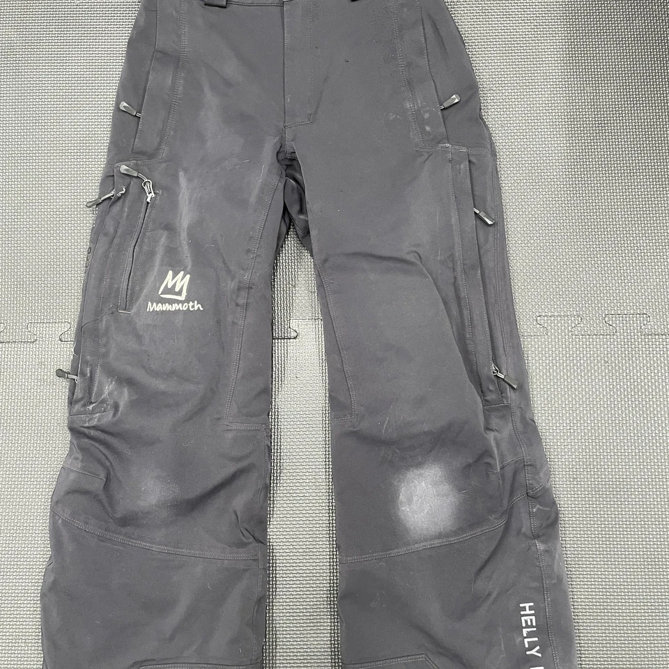 Pantalones Helly Hansen Mammoth para mujer medianos negros esquí snowboard impermeables al aire libre Foto 3 de 4