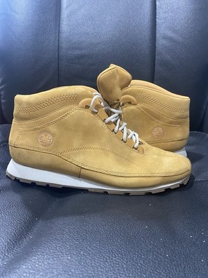Timberland Euro Dub Rhombus Helcor Boots Womens US 10m Multi Leather Lace Up. 