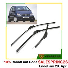 Scheibenwischer Komplett Vorne + Hinten F&uuml;r Mercedes-Benz A-Klasse W414 W168