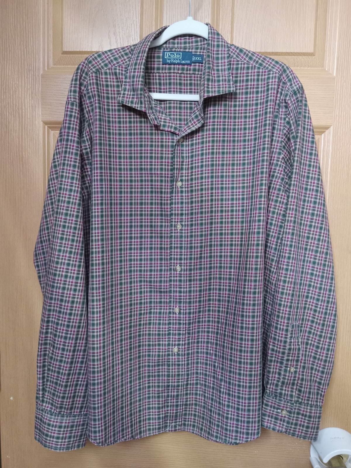 Polo Ralph Lauren Mens Size XXL Button Up Long Sleeve Plaid Shirt