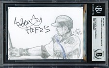 Ichiro Suzuki Auto 2025 Original Art Sketch Card Mariners 