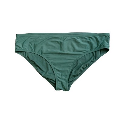 Xhilaration Bikini Bottom Womens Plus 24W/26W Green Swim Brief Stretch Solid