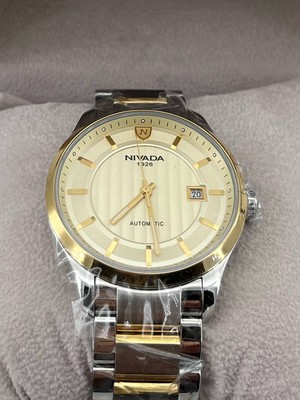 Nivada 1926 AUTOMATIC DATE Saphirglas nagelneu