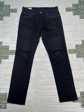Levis 511 Jeans Mens 32 Black Denim Cotton Low Rise Slim Fit Skinny Leg 32x31
