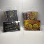 Lot of 30 - 1943 Steel Wheat Penny 24K Gold Plated  Genuine Wartime Cent w/COA￼