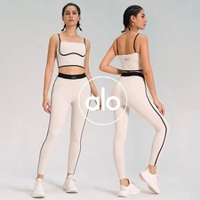 New Women's AIo Yoga suit set Sports vest top + Legging Gym Wear Size S-XL