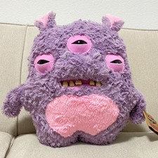 Zuru Fuggler Chunky Fuggs Bottomus Potamus Hippo Funny Ugly Monster Plush 15  