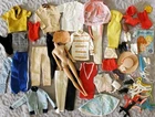 Vintage 1960's Era Barbie & Ken Doll Clothing & Accessories Lot #2