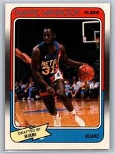 1988-89 Fleer Dwayne Washington #71 - Miami Heat
