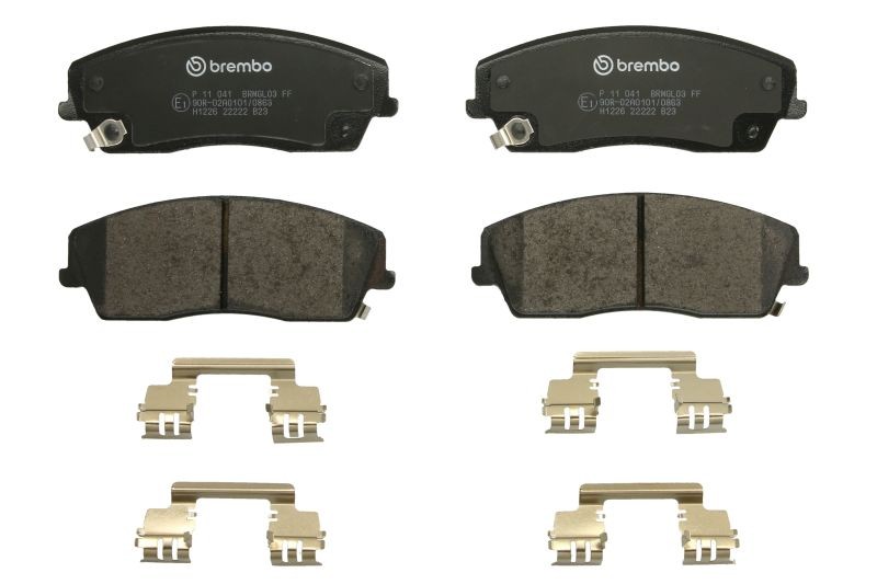Für BREMBO P 11 041 HAM PADS. PRZEDNIE FRONT Bosch CHRYSLER/DODGE - Bild 7