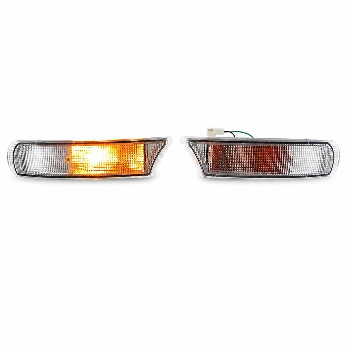 Clear Crystal Front Bumper Flasher Light Lamp Fit Subaru Impreza