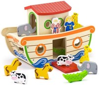 Viga Toys - Die Arche Noah Aus Holz - - VIG51625