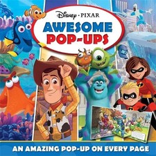 Disney Pixar Awesome Pop-ups by Walt Disney Hardcover Book