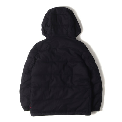 Moncler Jacket Size 0 Hooded Wool Down Maxime Dark Navy Moncler Jacket Size 0 Hooded Wool Down Maxime Dark Navy