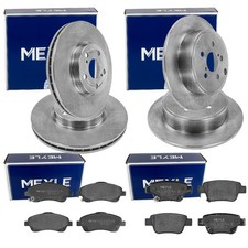 MEYLE BREMSSCHEIBEN + BELÄGE VORNE + HINTEN passend für TOYOTA AVENSIS T25