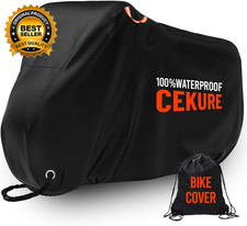 Bike Cover Waterproof Outdoor for 1-2 Bikes Heavy Duty 210D Oxford Tear