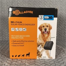 Gallagher S6 Lithium In-Ground Solar Fence Energizer Pet Backyard Protection