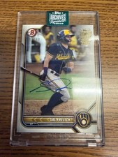 2024 Topps Archives Signature Active Sal Frelick 2022 Bowman RC Auto #d 87/99 SP