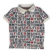 Age 2 Tommy Hilfiger Polo Shirt - 2XS White Cotton