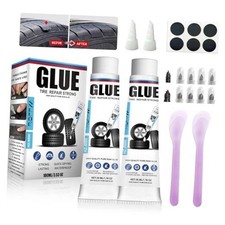 100ML Tire Repair Glue Tire Sidewall Repair Glue Black Rubber Cement Tire