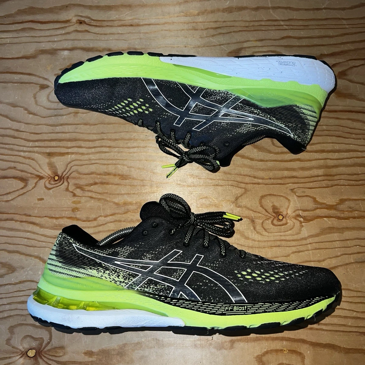 ASICS Gel Kayano 28 Black Hazard Green for Sale | Authenticity