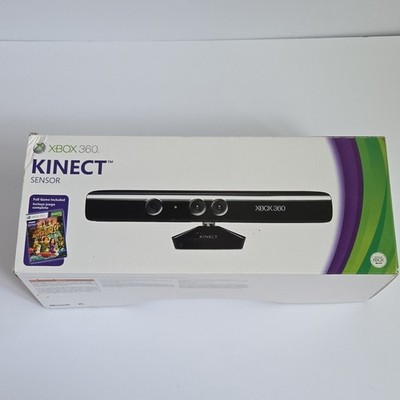 Microsoft Xbox 360 Kinect Motion Sensor Black Wired w/ Adapter Cables Manual