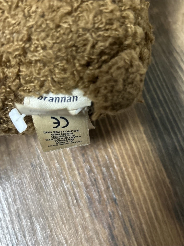 Oso de peluche Baby Gap peluche Brannon marrón tostado peludo peluche juguete suave 6" Foto 3 de 4