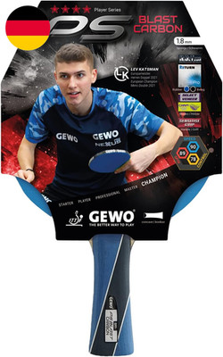 GEWO PS Blast Carbon Tischtennisschläger - ITTF Genehmigter Profi-Tischtennissch
