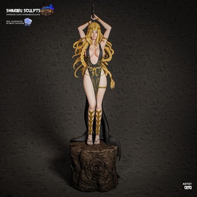 Queen Marika | 1/8 Scale UNPAINTED Resin Kit | Elden Ring Divine Throne