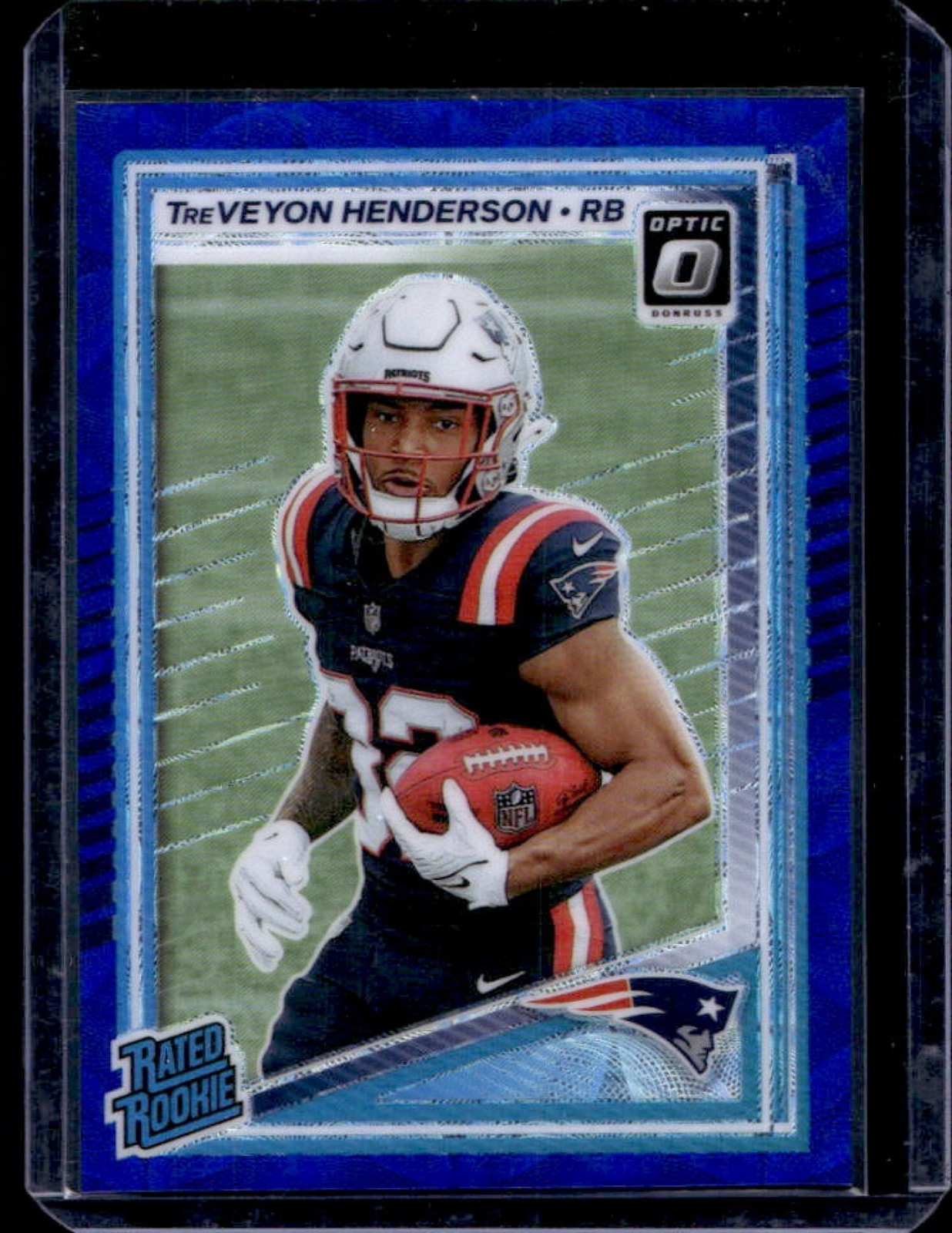 2025 Panini Donruss Optic TreVeyon Henderson Rated Rookie Blue Scope Prizm #248