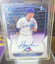 2023 Bowman - Chrome Prospect Autographs Hayden Juenger #CPA-HJ (AU, RC)