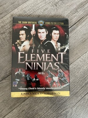 Five Element Ninjas DVD Shaw Brothers Kung-Fu US-Import Neu & OVP RC1 NTSC