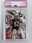 2003 Upper Deck SPx Tom Brady #76 Serial Numbered /500 PSA 8 Patriots NFL