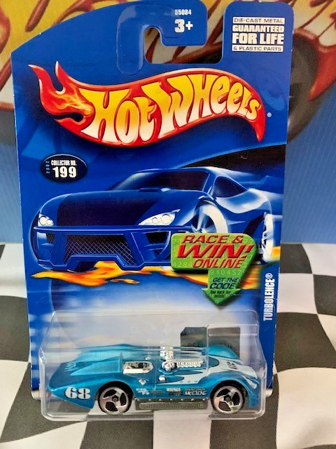 Hot Wheels 2002 Mainline 199 Turbolence BLUE 3SP Malaysia