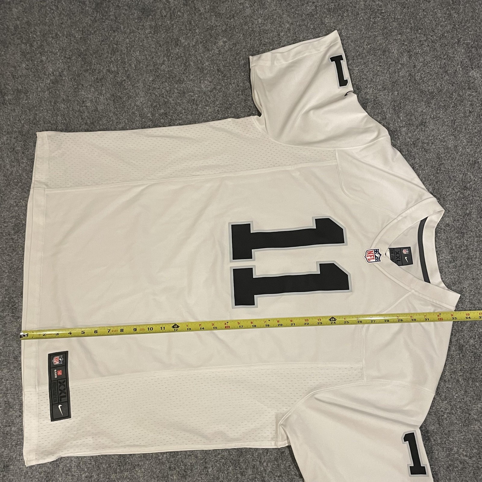 Oakland Raiders Sebastian Janikowski 11 Nike On Field Jersey Mens 2XL White NFL thumbnail 10