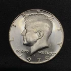 1970-D Kennedy Silver Half Dollar 50c - Key Date - Blast White