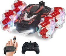 Kids Boys Red 360 Spin Off Road Stunt Remote Control Car w/ Lights  Music