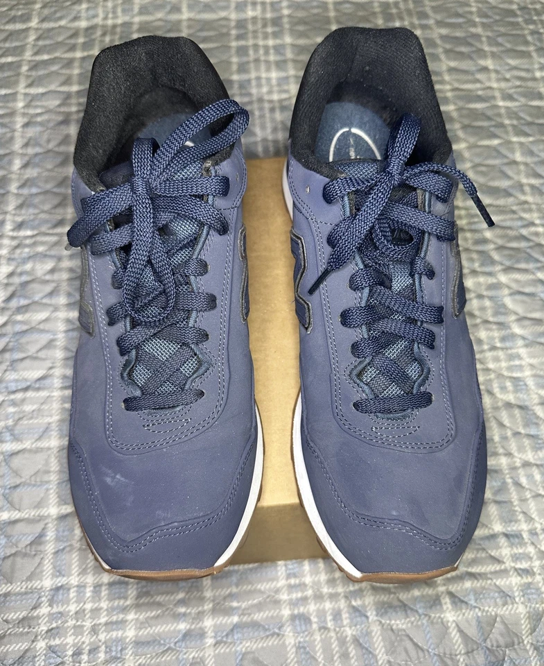 New Balance 515 Classics Navy Blue Gum Suede Mens Sneakers ML515TNB Size 10.5 - Image 3 of 4