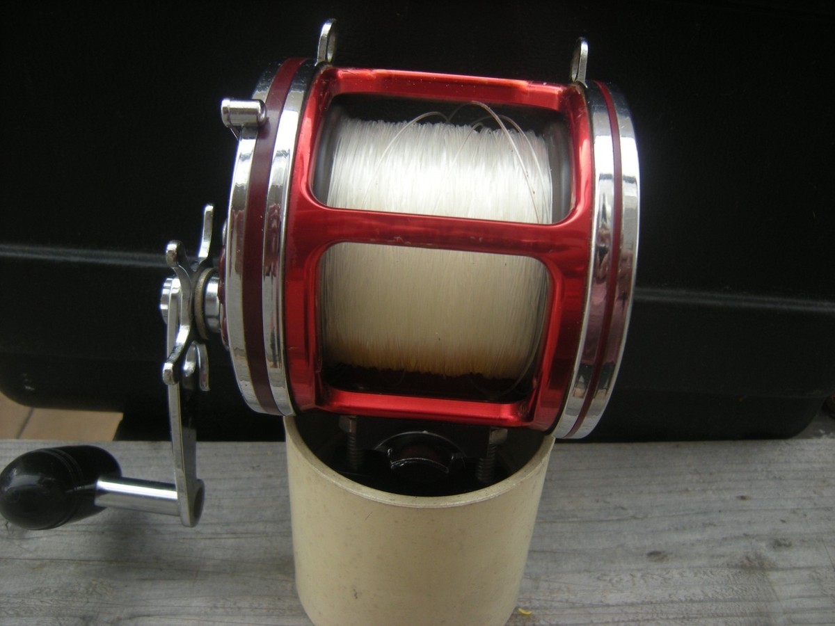 Penn Senator 6/0 114HL Reel - Red Tiburon Frame Upgrade - Very