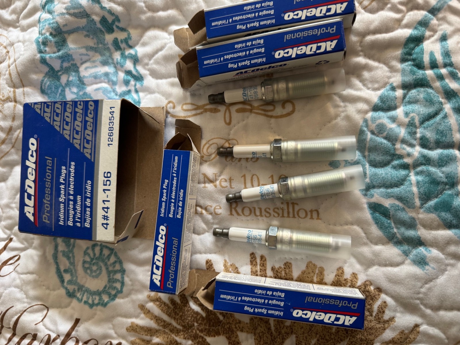 Genuine GM ACDelco Iridium Spark Plugs 41-156 41156 Set Of 4